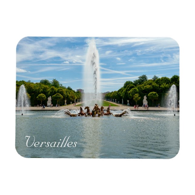 The Apollo Fountain in the gardens of Versailles Magnet (Horizontal)