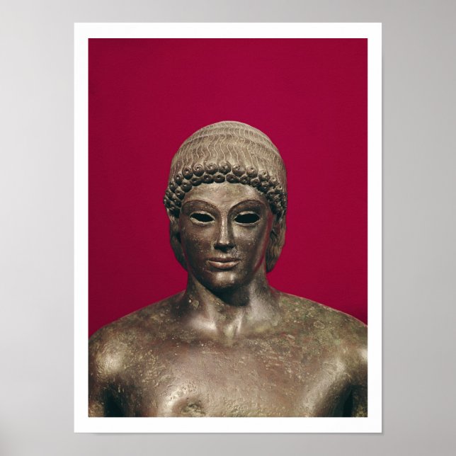 The Apollo of Piombino, head of the statue, found Poster (Front)