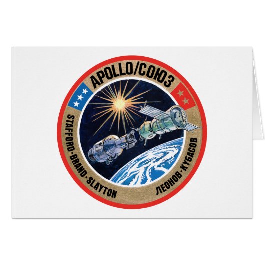 The Apollo–Soyuz Test Project (ASTP) Cards (Front Horizontal)
