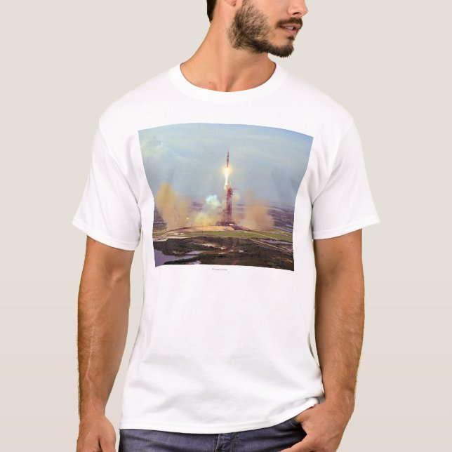The Apollo Soyuz Test Project Saturn IB Launch T-Shirt (Front)