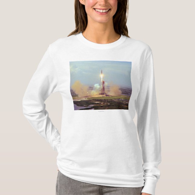 The Apollo Soyuz Test Project Saturn IB Launch T-Shirt (Front)