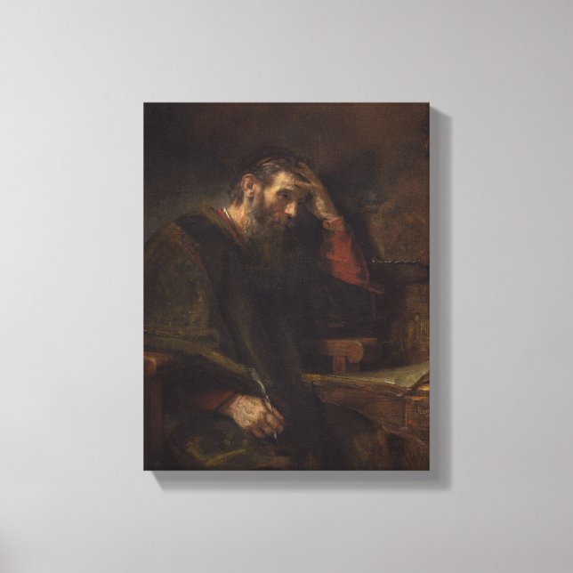 The Apostle Paul, c.1657 (oil on canvas) Canvas Print (Front)