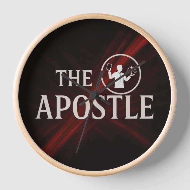 The Apostle – Wall Clock (Divine Timing Edition) (Front)