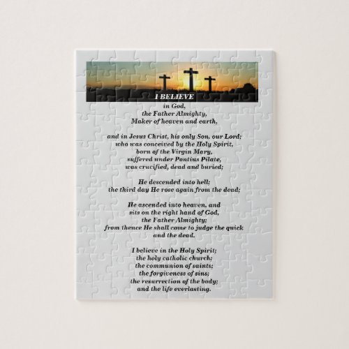 The Apostles Creed Jigsaw Puzzle