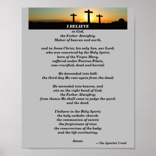 The Apostles' Creed Poster