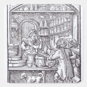The Apothecary, published by Hartman Schopper Square Sticker