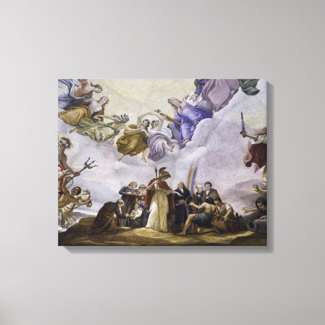 The Apotheosis of George Washington - Science Canvas Print (Front)