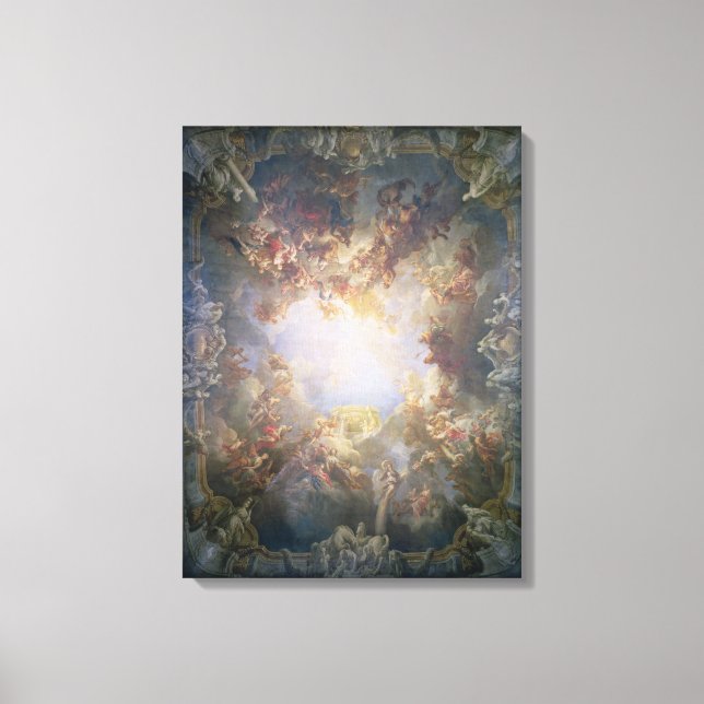 The Apotheosis of Hercules, from the ceiling of Th Canvas Print (Front)