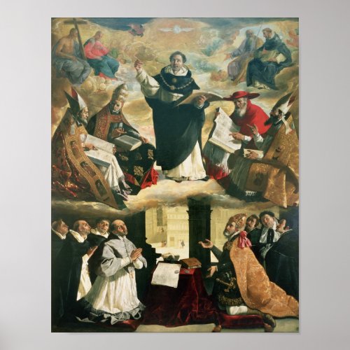 The Apotheosis of St Thomas Aquinas 1631 Poster