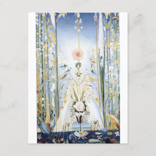 The Apotheosis of the Rose by Joseph Stella Postcard