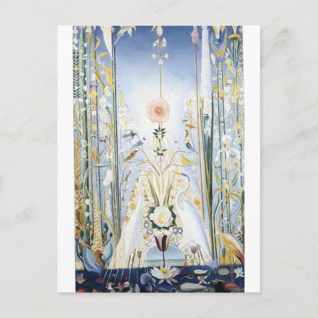 The Apotheosis of the Rose by Joseph Stella Postcard (Front)