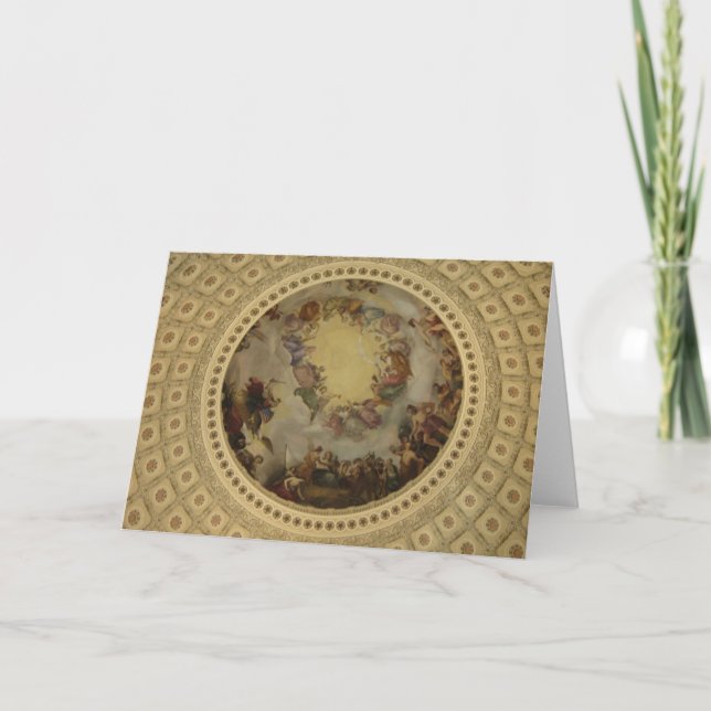 The Apotheosis of Washington - Capitol Rotunda Card (Front)