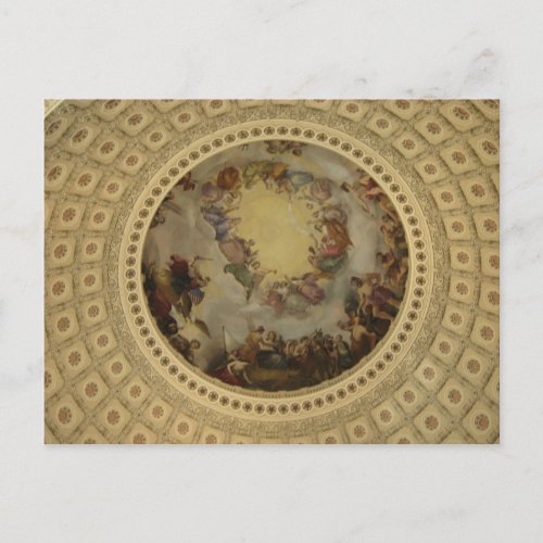 The Apotheosis of Washington  Washington DC Art Postcard