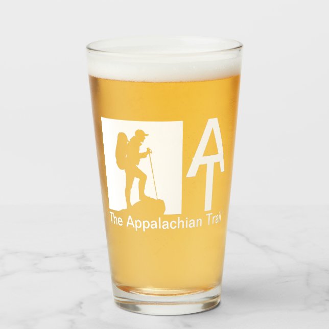 The Appalachian Trail Glass (Front Filled)