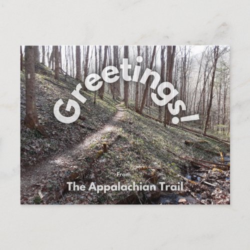 The Appalachian Trail Postcard