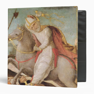 The Apparition of St. Ambrose 3 Ring Binder