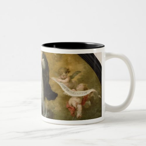 The Apparition of the Virgin 1665 Two_Tone Coffee Mug