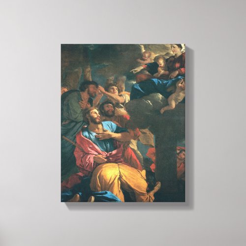 The Apparition of Virgin the St James the Canvas Print