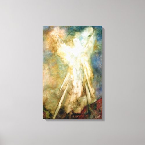 The Appearance Angel Art Print on Canvas