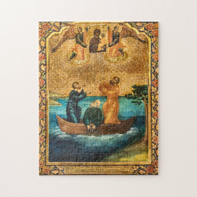 The Appearance of the Mother of God Tikhvinskaya  Jigsaw Puzzle (Vertical)