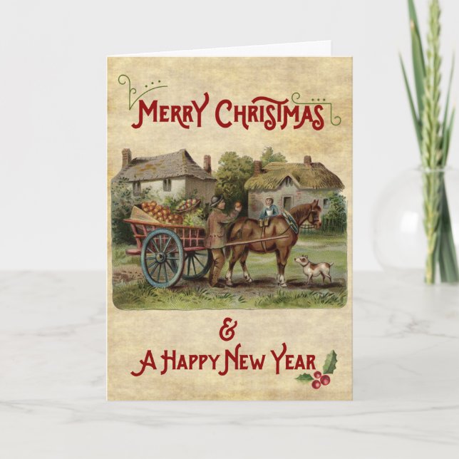 The Apple Cart Christmas & New Year Card (Front)