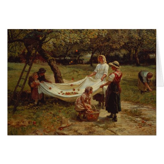 The Apple Gatherers, 1880 Cards (Front Horizontal)
