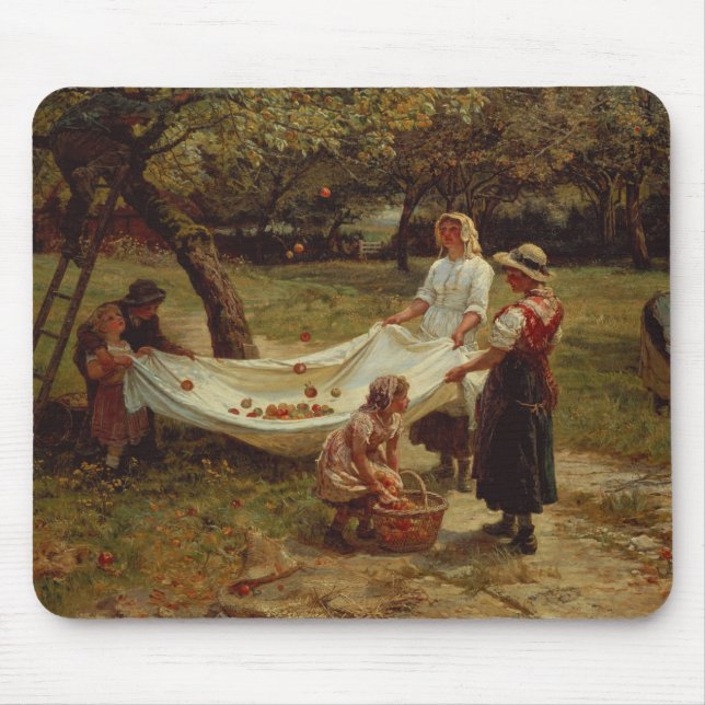 The Apple Gatherers, 1880 Mouse Pad (Front)