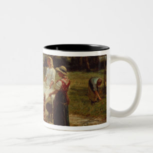 The Apple Gatherers, 1880 Two-Tone Coffee Mug