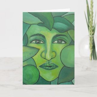 The Apple Lady Greetings Card