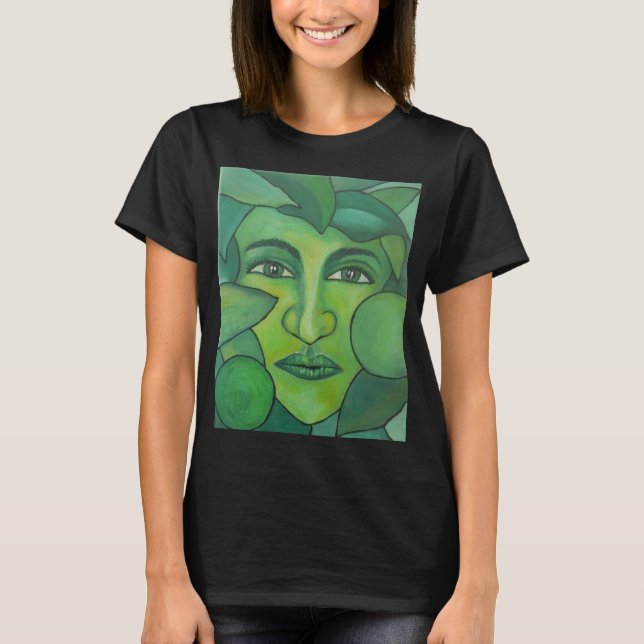 The Apple Lady Unisex T-Shirt (Front)