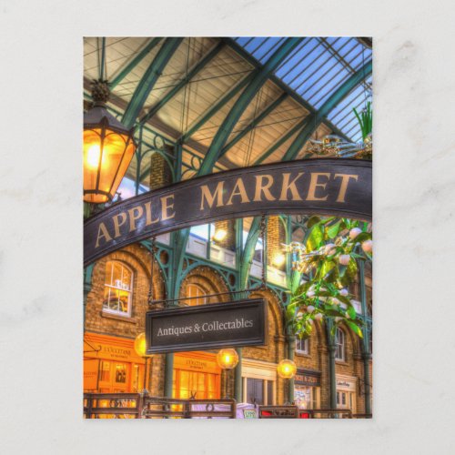 The Apple Market Covent Garden London Postcard