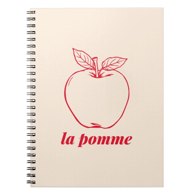 the apple notebook (Front)