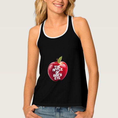 The Apple Of Gods Eye Black  Tank Top