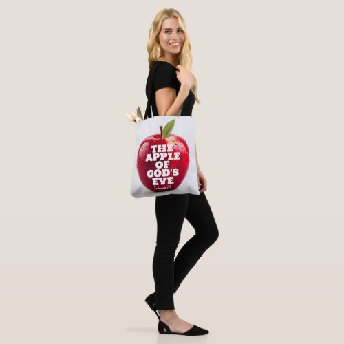 The Apple Of Gods Eye White Tote Bag