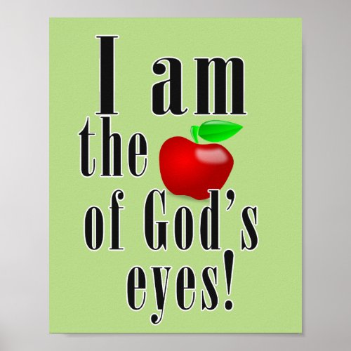 The apple of gods eyes poster
