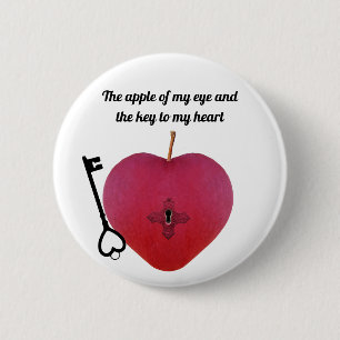 The apple of my eye and the key to my heart button