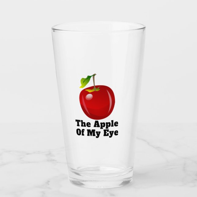 The apple of my eye glass (Front)