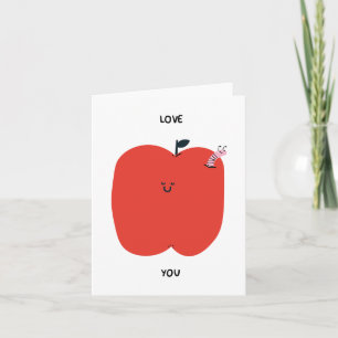 The Apple of My Eye Valentine's Day Card