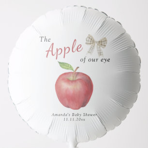 The Apple of our eye Baby shower  Balloon