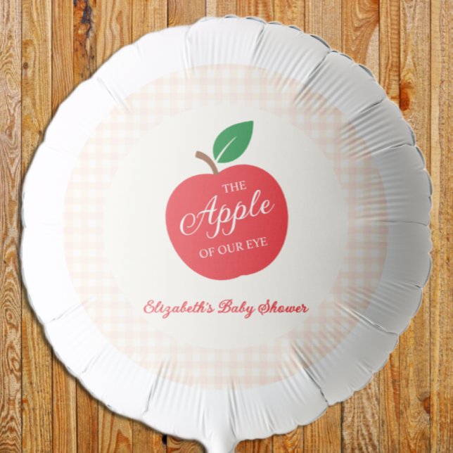 The Apple Of Our Eye Baby Shower Balloon (Creator Uploaded)