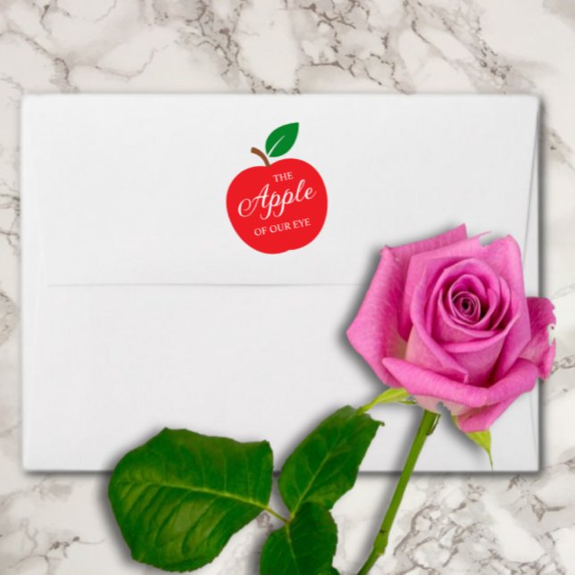 The Apple Of Our Eye Baby Shower Envelope (Creator Uploaded)
