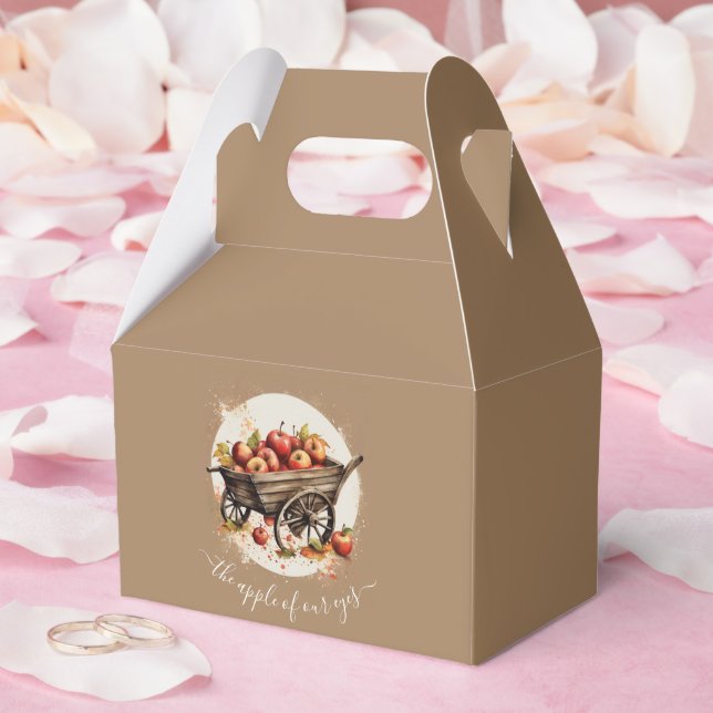 The Apple Of Our Eye Baby Shower Favor Boxes (Wedding)