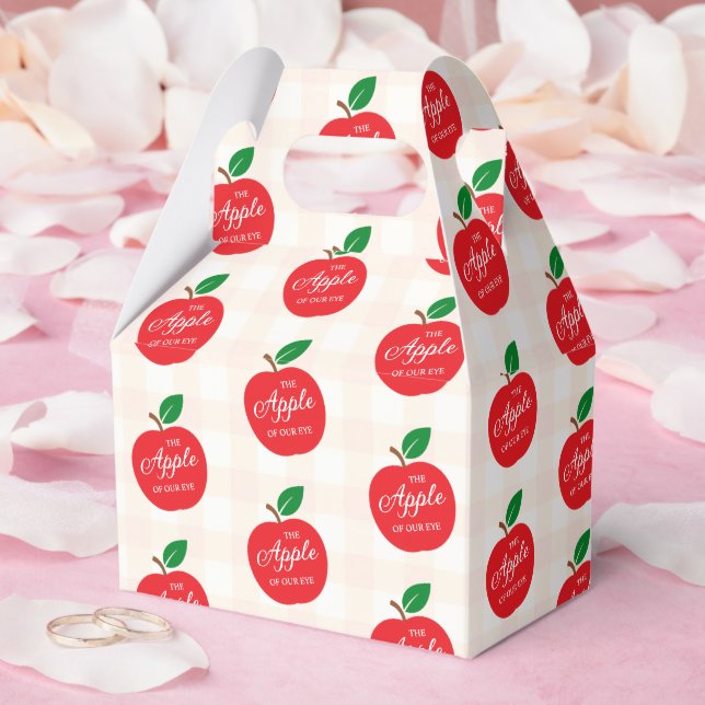 The Apple Of Our Eye Baby Shower Favor Boxes (Wedding)