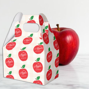 The Apple Of Our Eye Baby Shower Favor Boxes