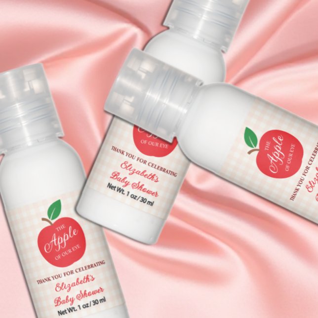 The Apple Of Our Eye Baby Shower Hand Lotion (Creator Uploaded)