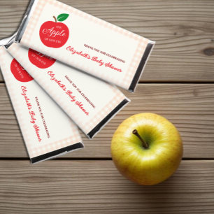 The Apple Of Our Eye Baby Shower Hershey Bar Favors