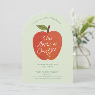 The Apple of Our Eye Baby Shower Invitation