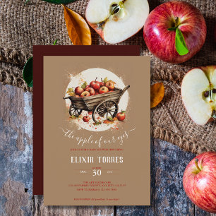 The Apple Of Our Eye Baby Shower Invitation