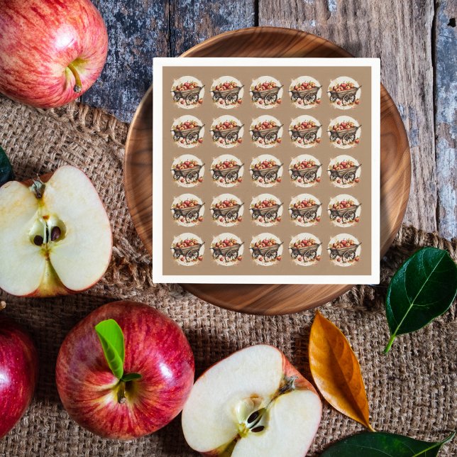 The Apple Of Our Eye Baby Shower Napkins (Creator Uploaded)