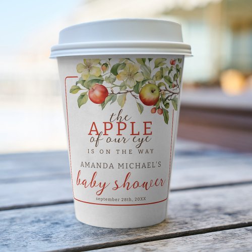 The Apple of Our Eye Baby Shower  Paper Cups